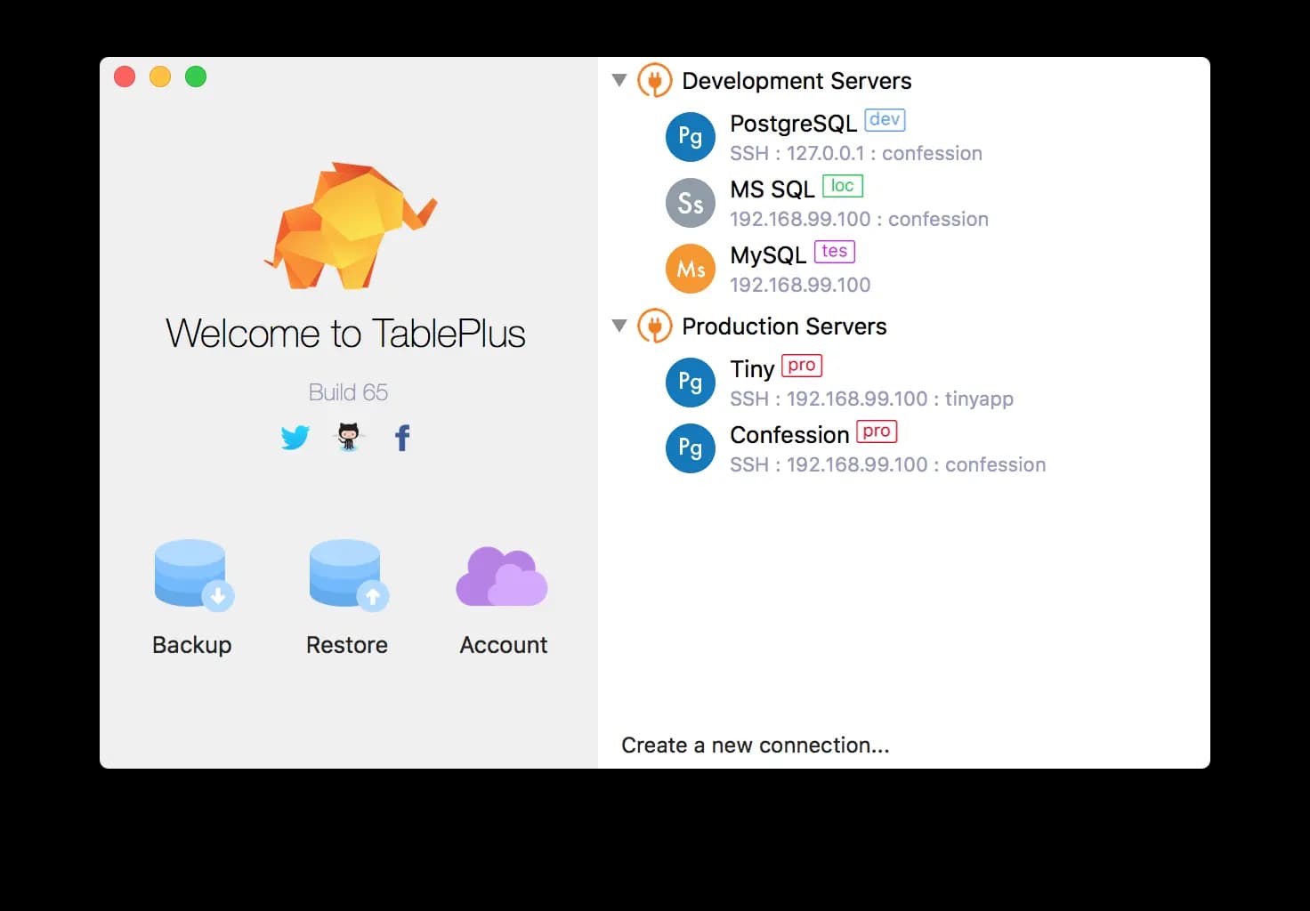 TablePlus: Quick and Native Database Management